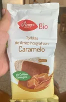 Tortitas de arroz integral con caramelo