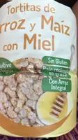 Tortitas de arroz y maiz con miel