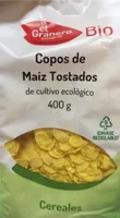 Copos de maiz tostados de cultivo ecologico