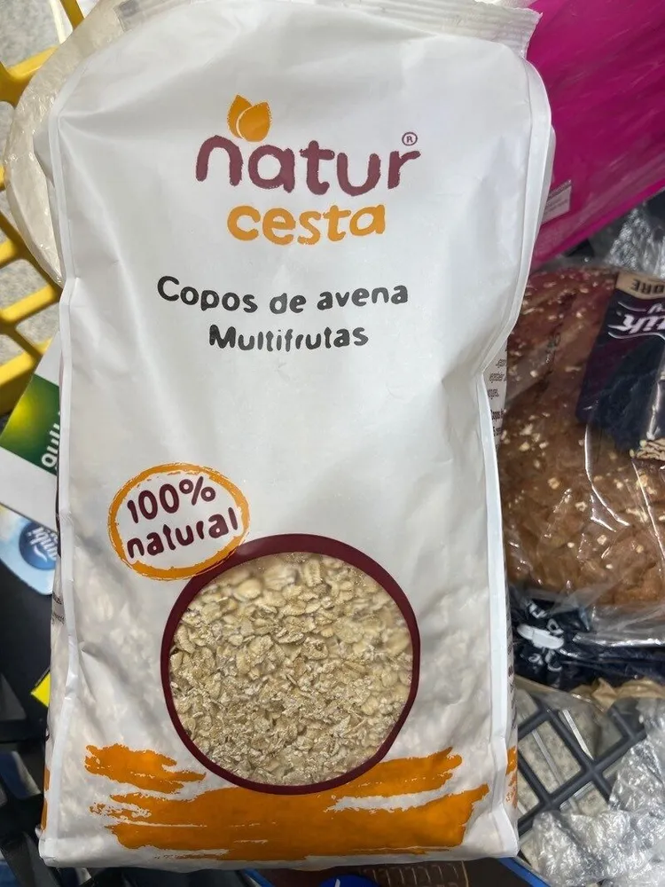 Natur cesta copos de avena multifrutas
