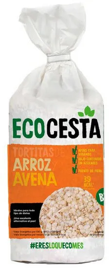 Tortitas de arroz y avena