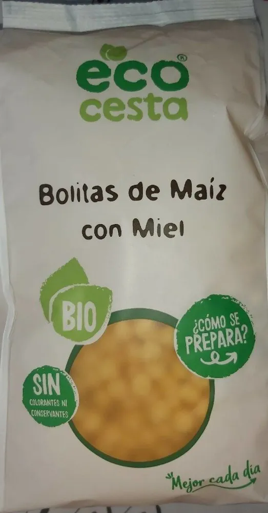 Bolitas de maíz con miel