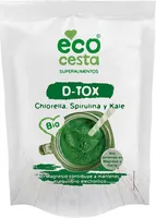 Ecocesta S. alimento Dtox Chlorella Spirulina Kale
