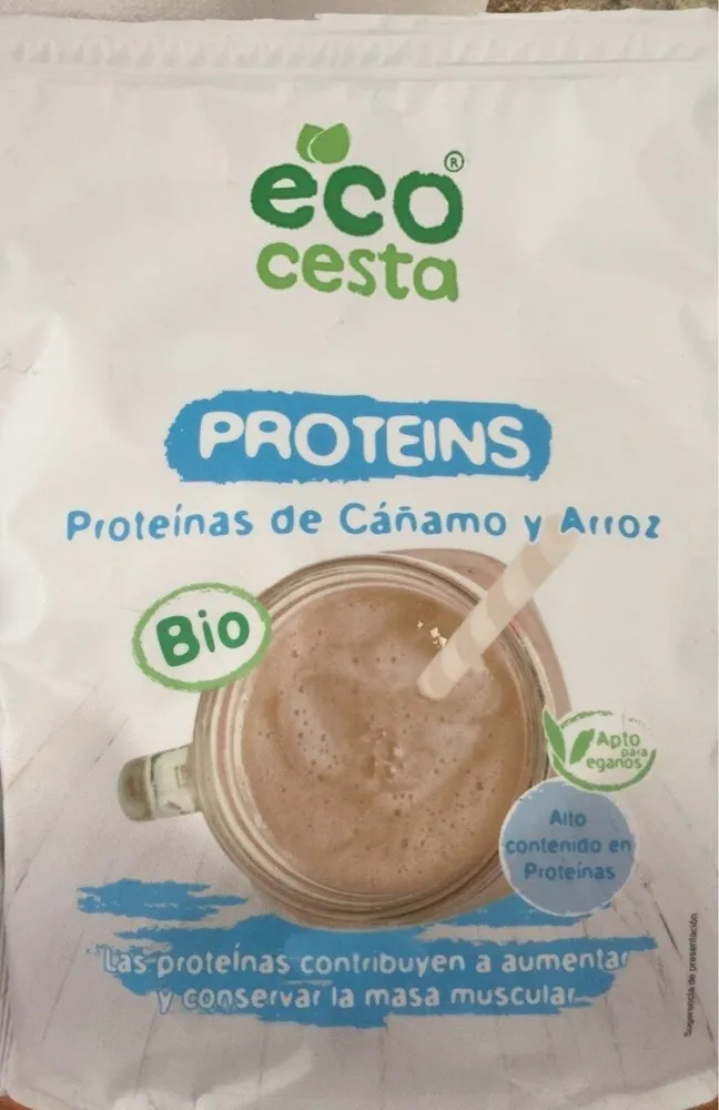 Proteins proteinas de cañamo y arroz