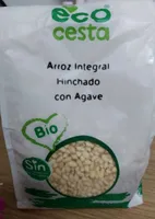 Arroz hinchado integral con agave