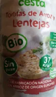 Tortitas de arroz y lentejas bio