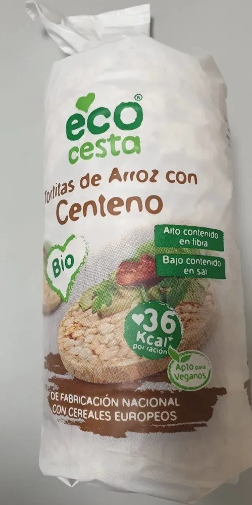 Tortitas de Arroz con Centeno