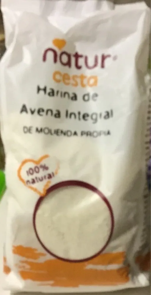 Harina de avena integral