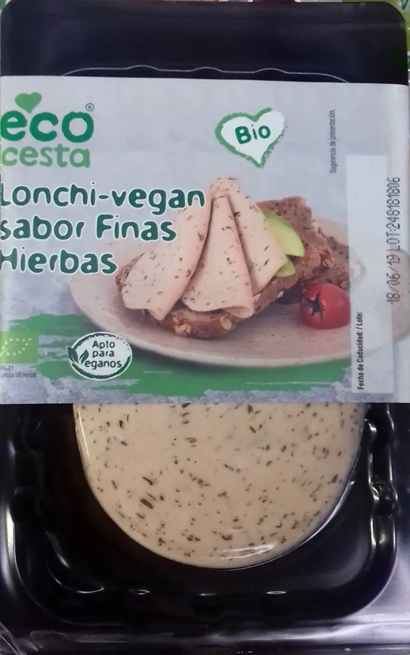 Lonchi-vegan sabor finas hierbas