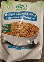 Bulgur, quinoa roja y semillas de sésamo
