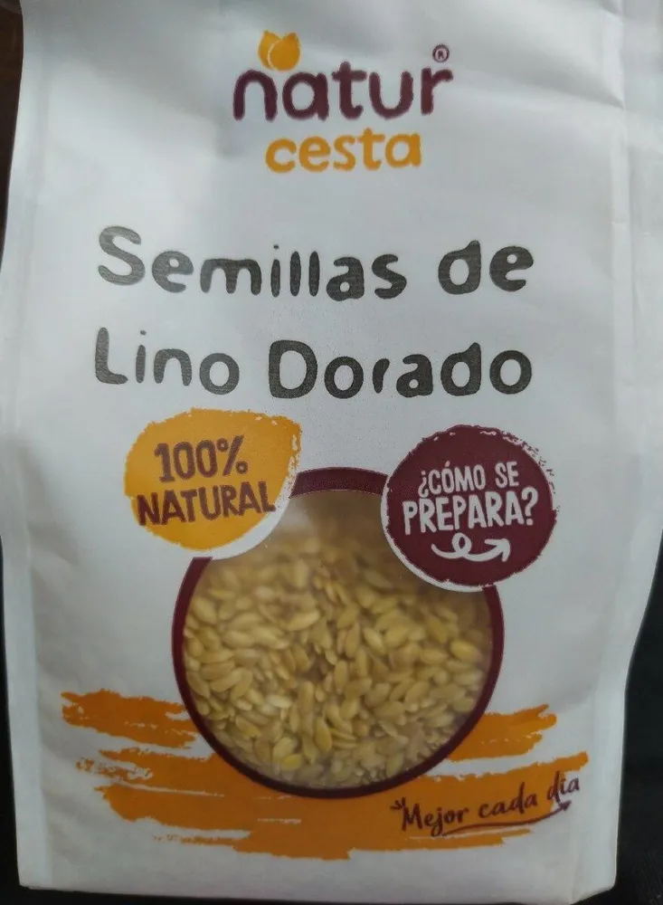 Semillas de lino dorado