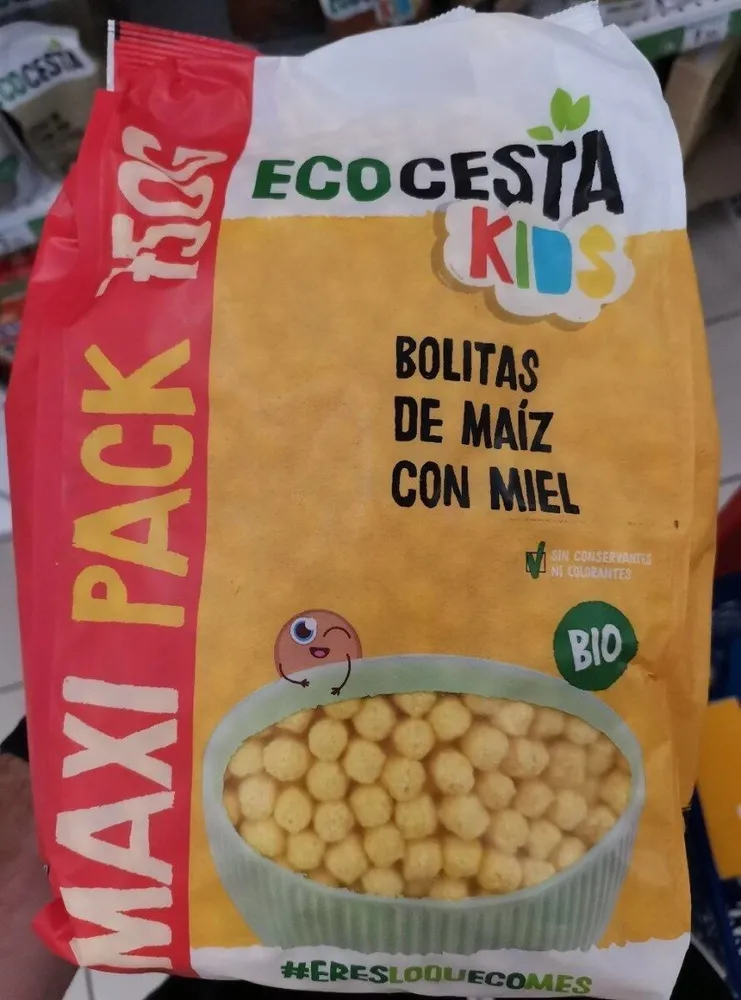 Bolitas de maiz con miel