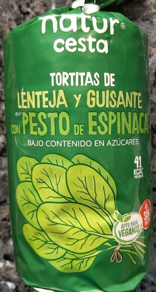 Tortitas de lenteja y guisante