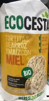 Tortitas de arroz y maiz con miel