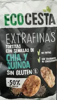 tortita con semilas de chia y quinoa sin gluten