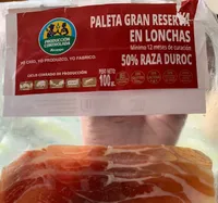 Paleta gran reserva en lonchas