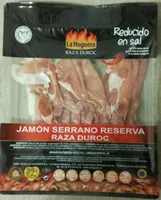 Jamon serrano reserva. Raza duroc