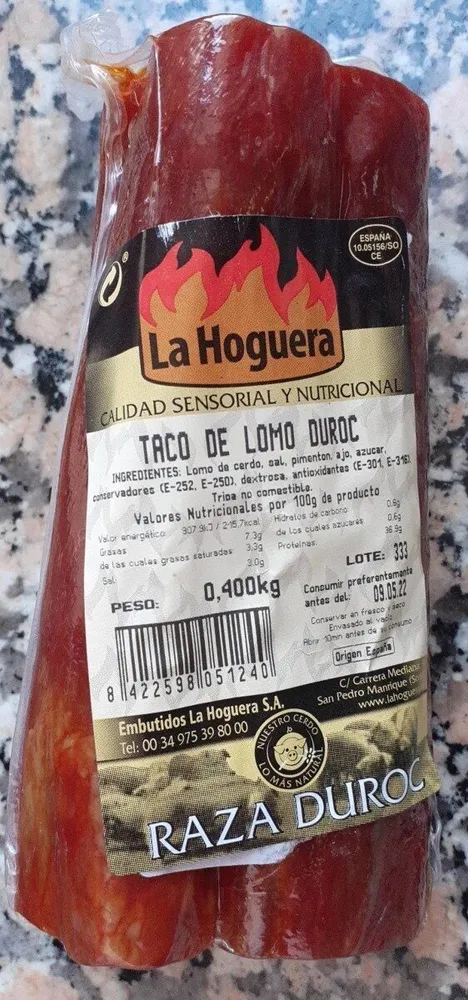 Taco de lomo duroc