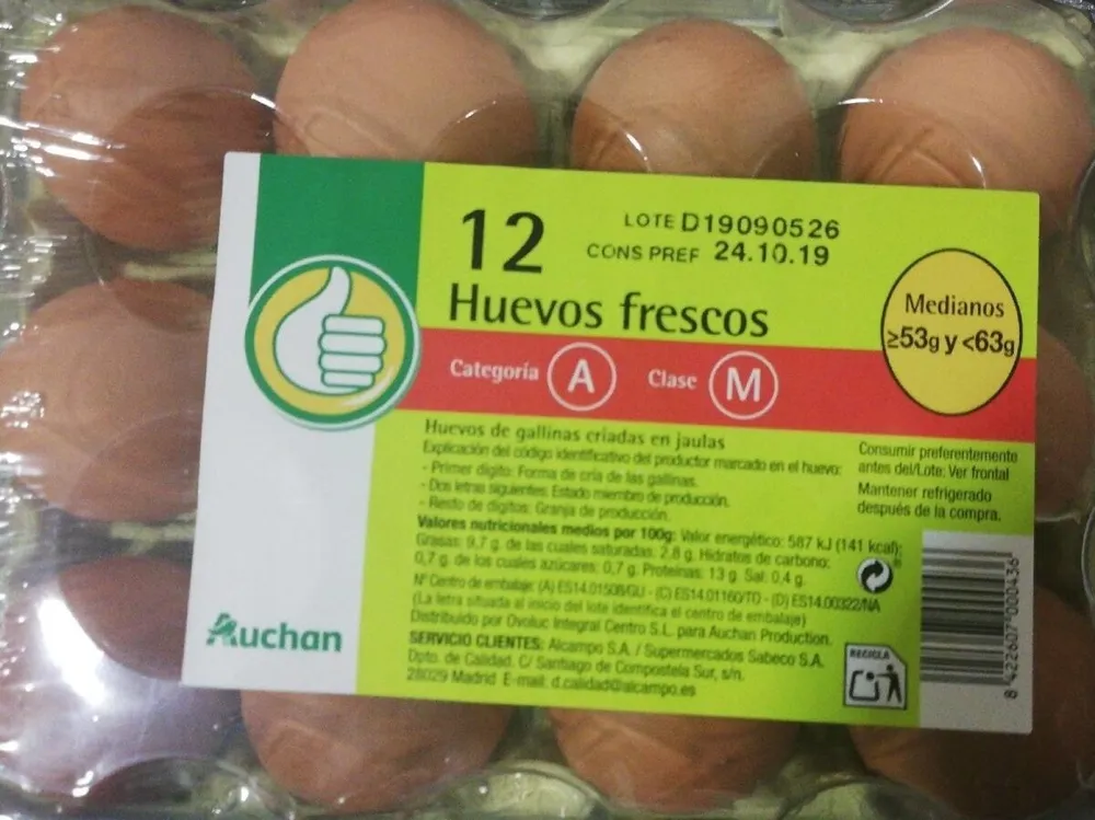 Huevos frescos