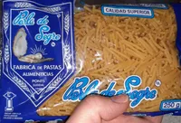 Pastas de sémola seleccionada