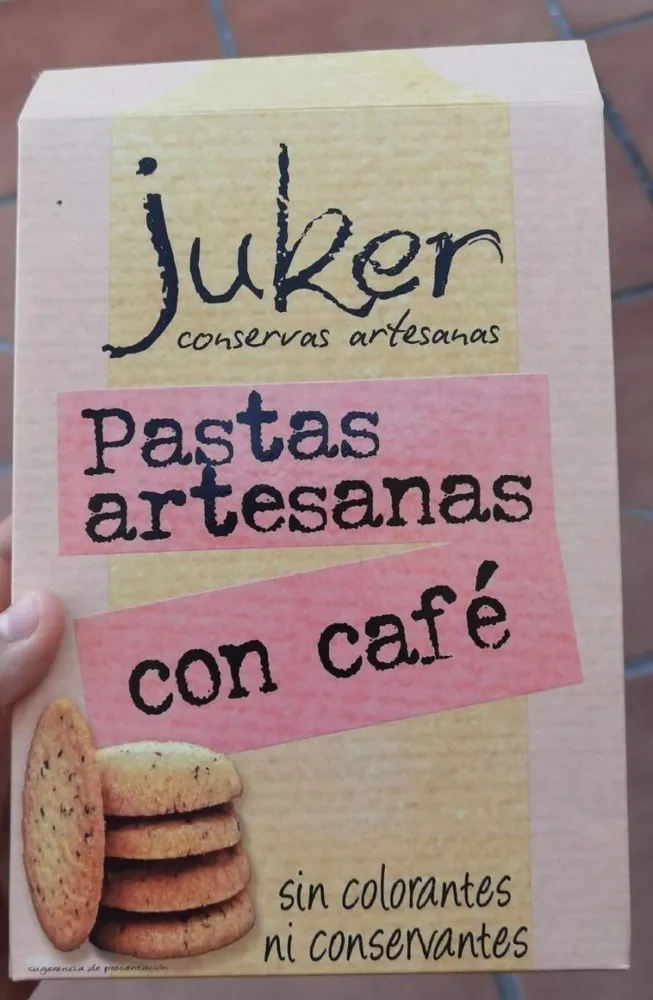 Pastas artesanas de café