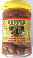 Aceitunas verdes enteras aliñadas gordal