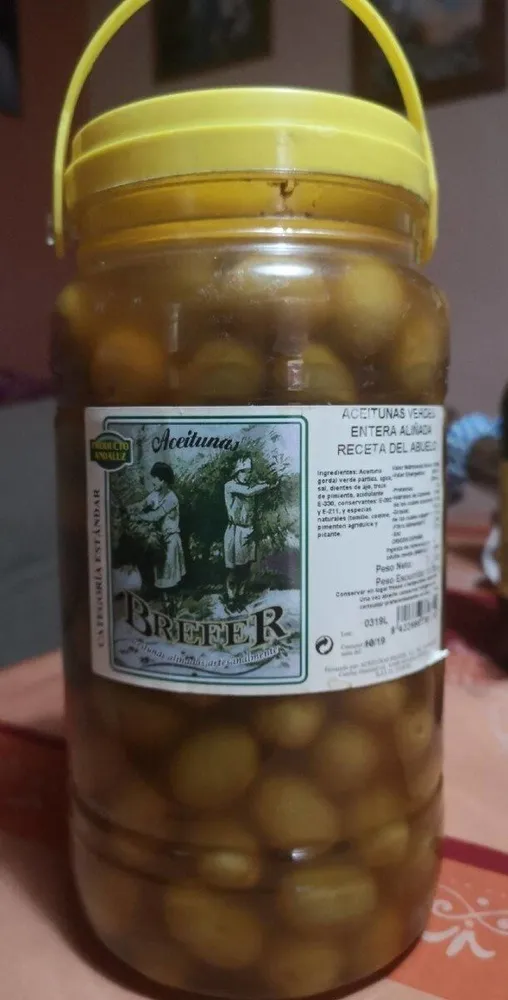 Aceitunas verdes entera aliñada receta del abuelo