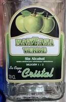 Manzana verde sin alcohol
