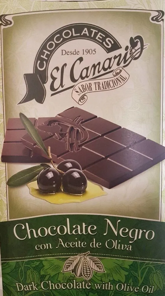 Chocolate negro con aceite de oliva