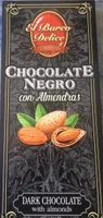Chocolate negro con almendras