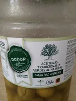 Aceitunas tradicionales verdes al natural