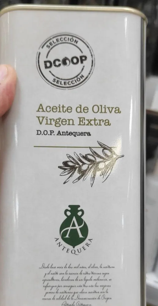Aceite oliva virgen extra  antequera