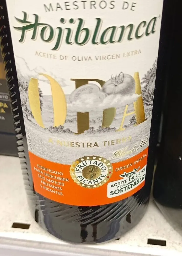 Oda a Nuestra Tierra nº 7 aceite de oliva virgen extra sabor equilibrado botella 500 ml