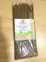 Pasta integral de trigo tallarines con oerejil