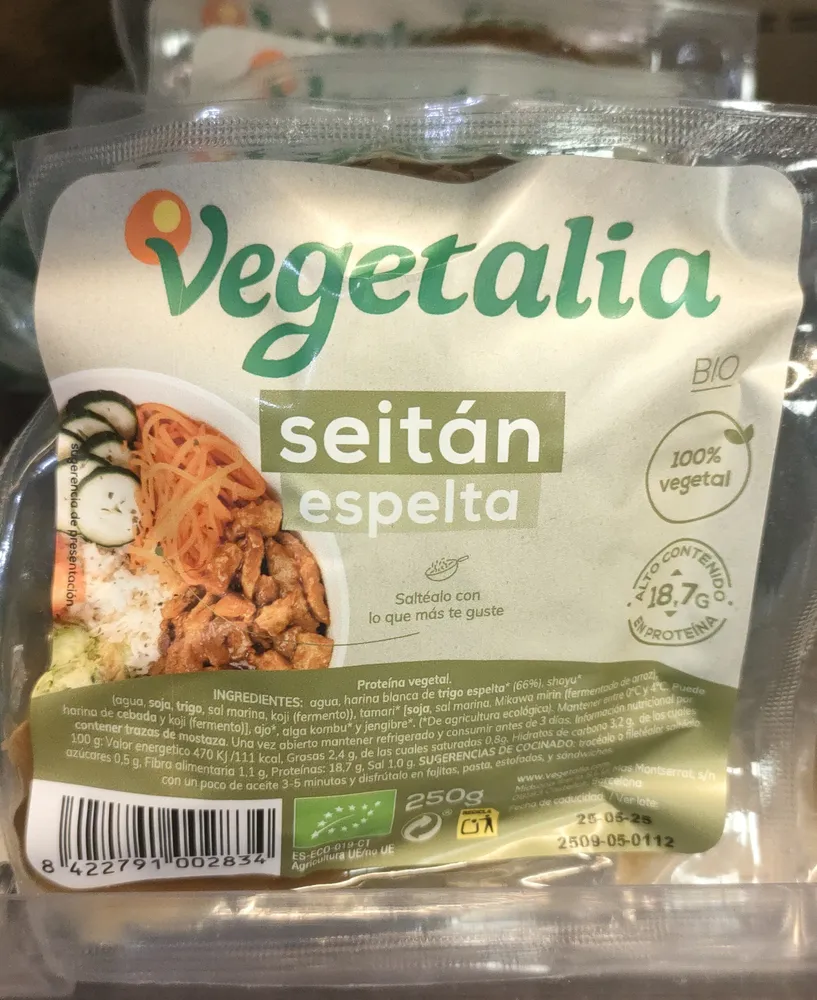 Seitán de espelta
