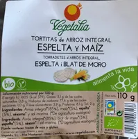 Tortitas de arroz integral, espelta y maiz