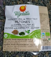 Pistones con espirulina y perejil