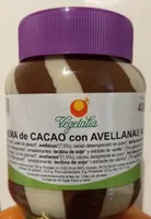 Crema de cacao con avellanas mixta