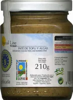 Paté vegetal  de tofu y algas