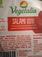 Salami embutido vegetal