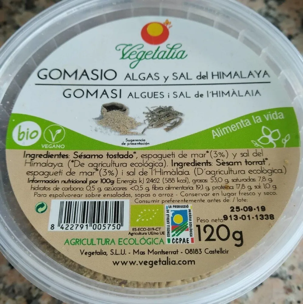 Gomasio - Algas y Sal del Himalaya
