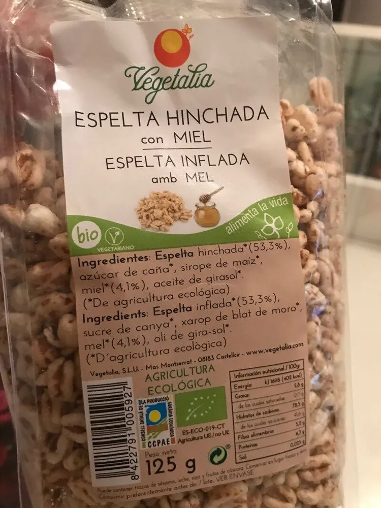 ESPELTA HINCHADA Con MIEL