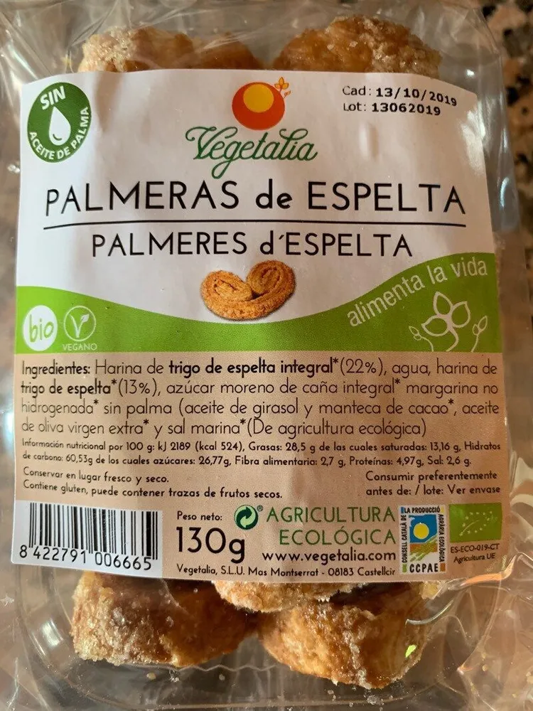 Palmeras de espelta