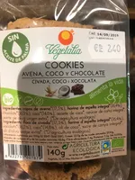 Cookies avena coco y chocolate