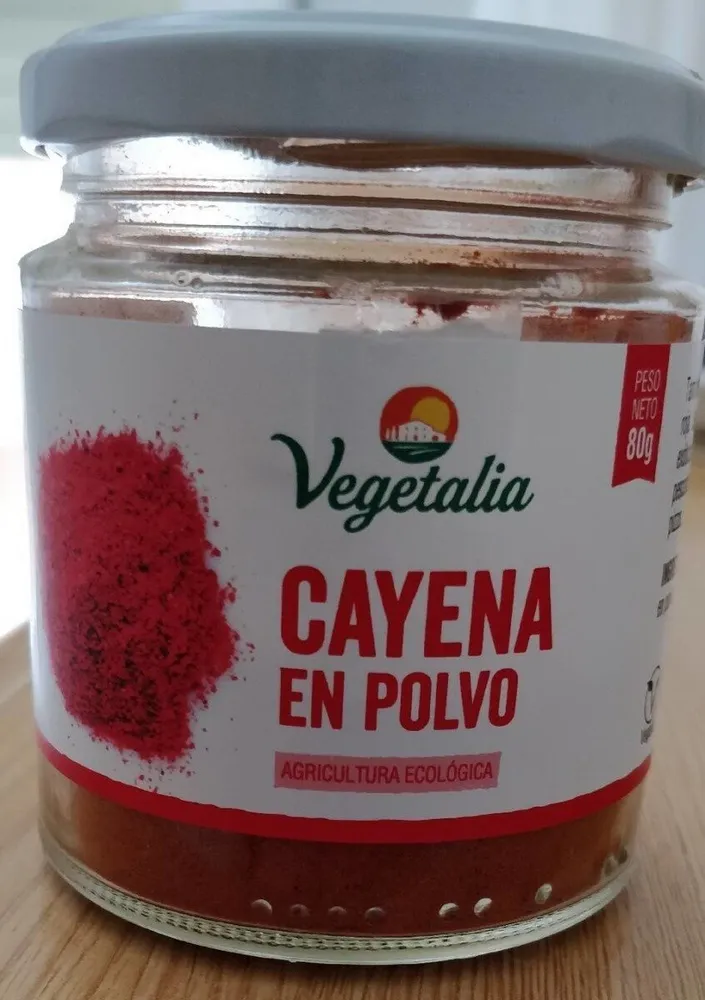 Cayena en polvo ecologico