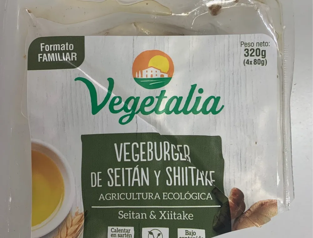 Vegeburguer seitan y shitake