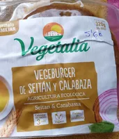 Vegeburguer de seitan y calabaza