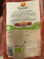 Pasta de Legumbres - Lentejas Rojas