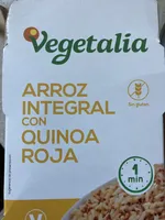Arroz integral con quinoa roja