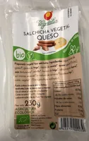 Salchicha vegetal queso
